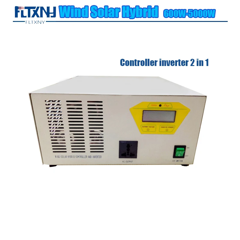 FLTXNY POWER LCD display ,by pass function, 1000VA / 1000w 48v wind solar hybrid controller inverter