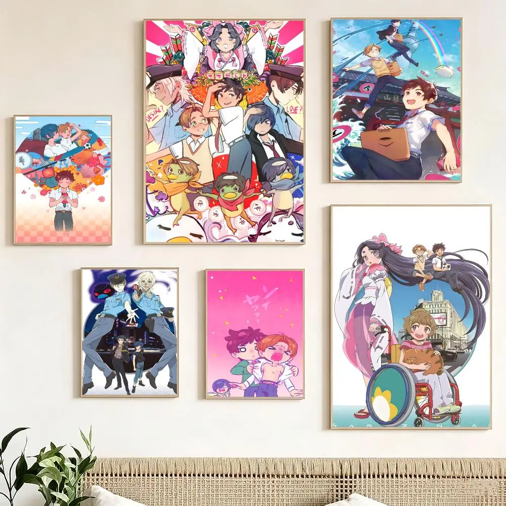 S-SARAZANMAI Anime Poster Print Painting Home Decor for Bedroom Living Room Hallway