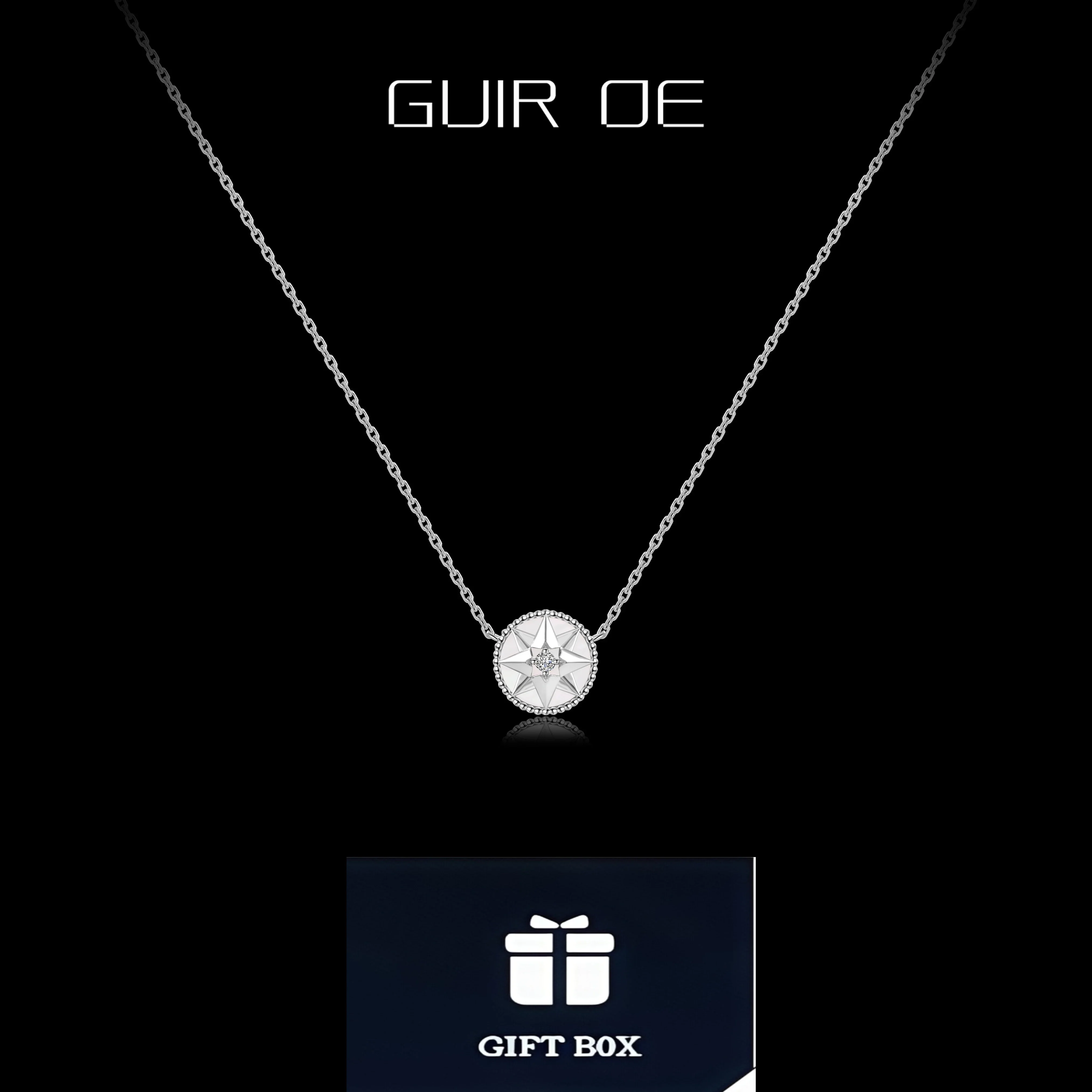 

sterling silver necklace for women, light luxury and high-end sense, a gift for girlfriends and best friends.