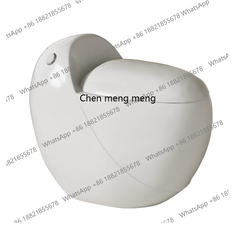 M45 Household flush toilet super egg round mini water-saving deodorant small toilet