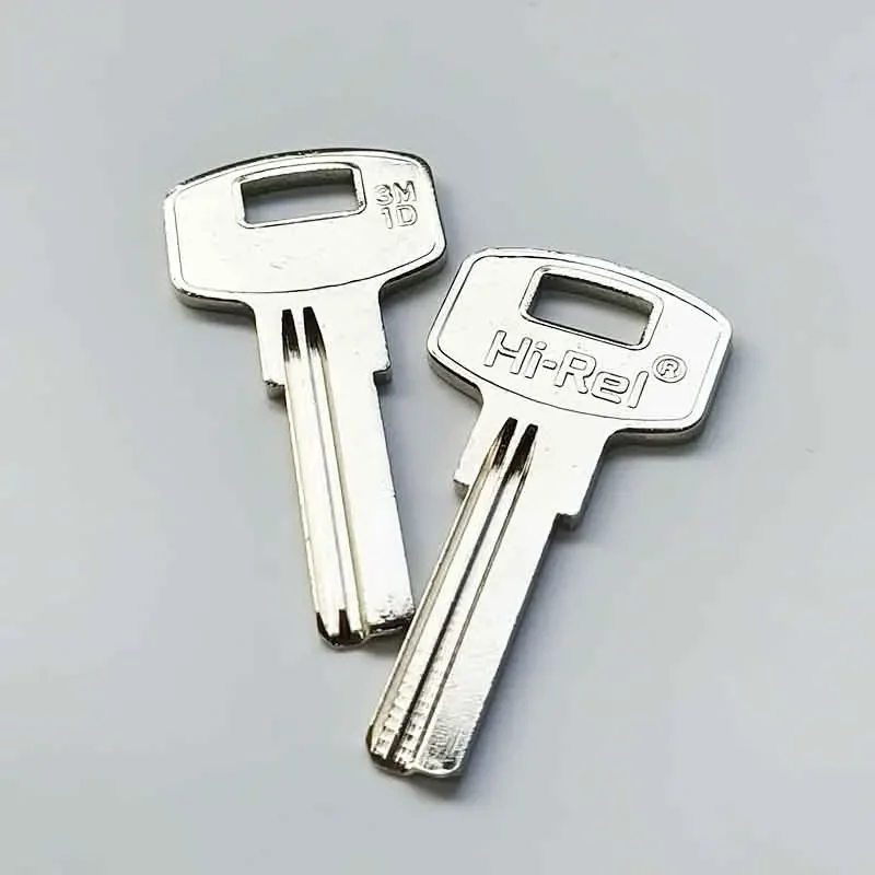 5-100 Pcs 3M-1D Hi-Rel Uncut Empty Key Blank House Home Door Locksmith Tool Embryo Lock Security Safe Copper for Padlock