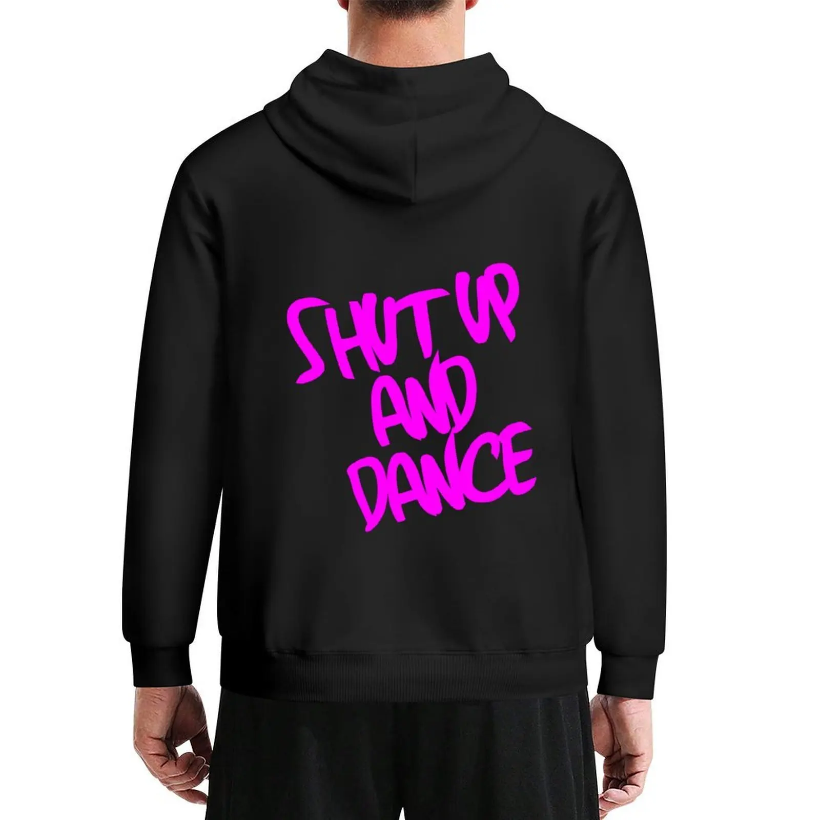 

Shut Up And Dance - Pink Hoodie mens clothes korean autumn clothes fashion men men's clothes new hoodies and sweatshirts