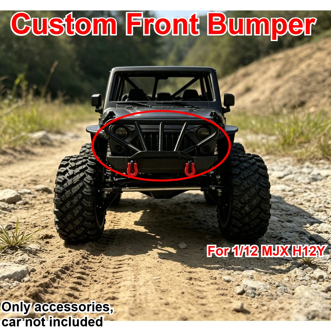 Stinger Style Front Bumper Custom Model Number For 1/12 MJX H12Y RC Off Road Crawler Car Decorative Styling Decor Upgrade Parts