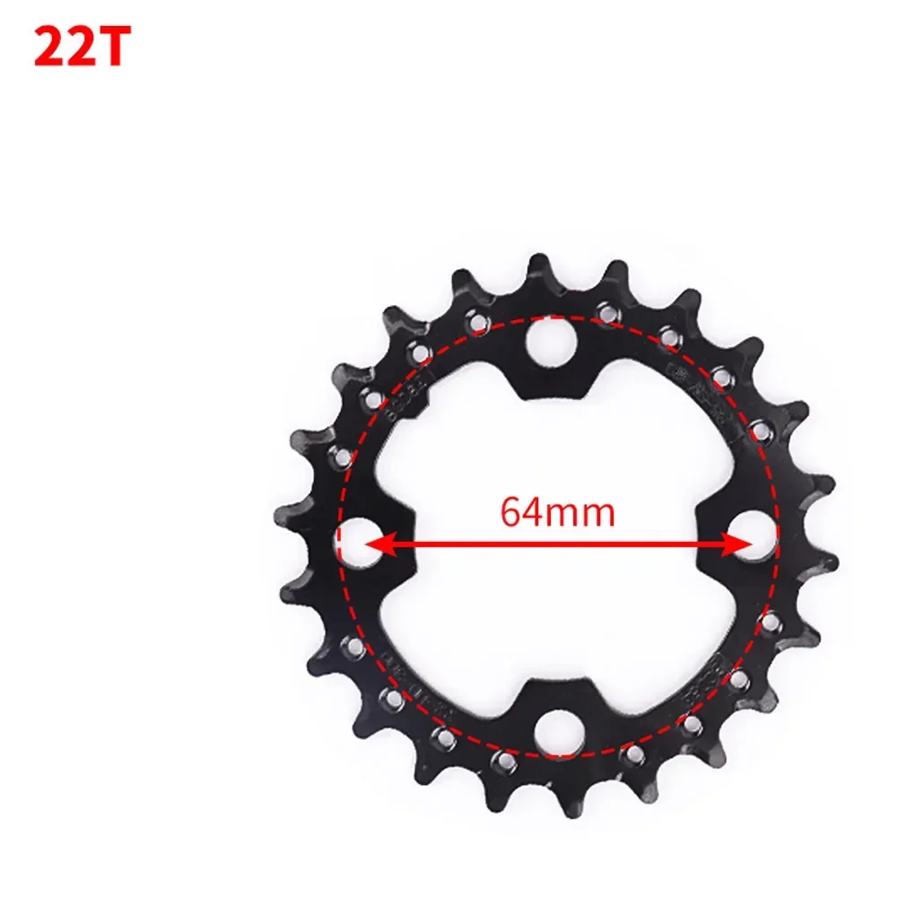 64/104BCD 22T 32T 42T 44T Round Narrow Wide Bike MTB Chainring Single Tooth Chain Ring Mountain Bike Chainwheel For Shimano