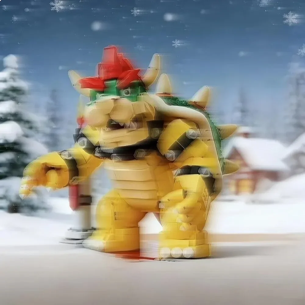 New Arrival The Mighty Bowser Building Blocks 2807PCS, In Stock Hot Sales Assembly Model Stylish Home Decor