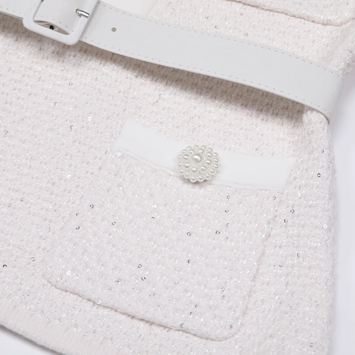 LEOSOXS gecoördineerde set voor dames: tweedjack met lange mouwen + midi-rok met strikversiering voor dagelijks gebruik en werk ziet er uit 2025