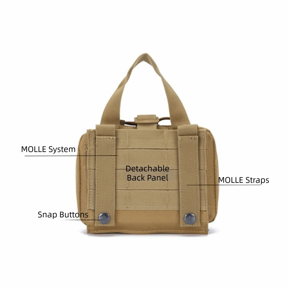 

Small Survival Bag Portable Large Capacity Outdoor Belt Pouch Waterproof Multi-function Belt Waist Bag Travel