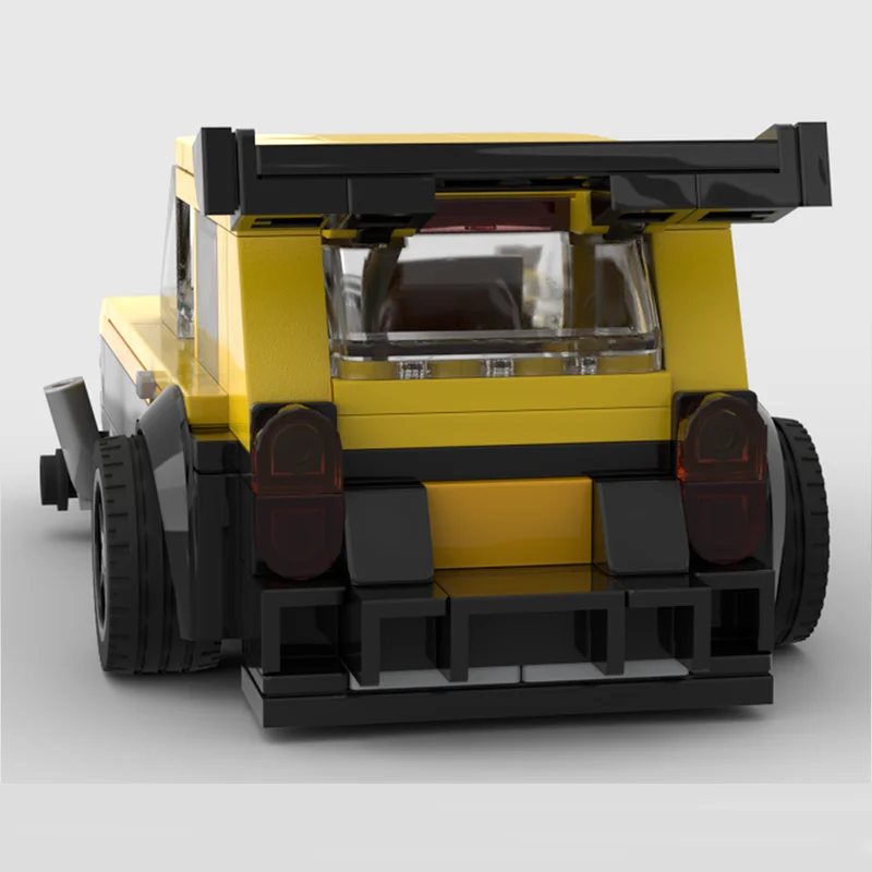 266PCS New MOC ​​Champions City Highway 1981 Reliant Robin Modular Children's Educational Building Blocks Toy Gift view 6