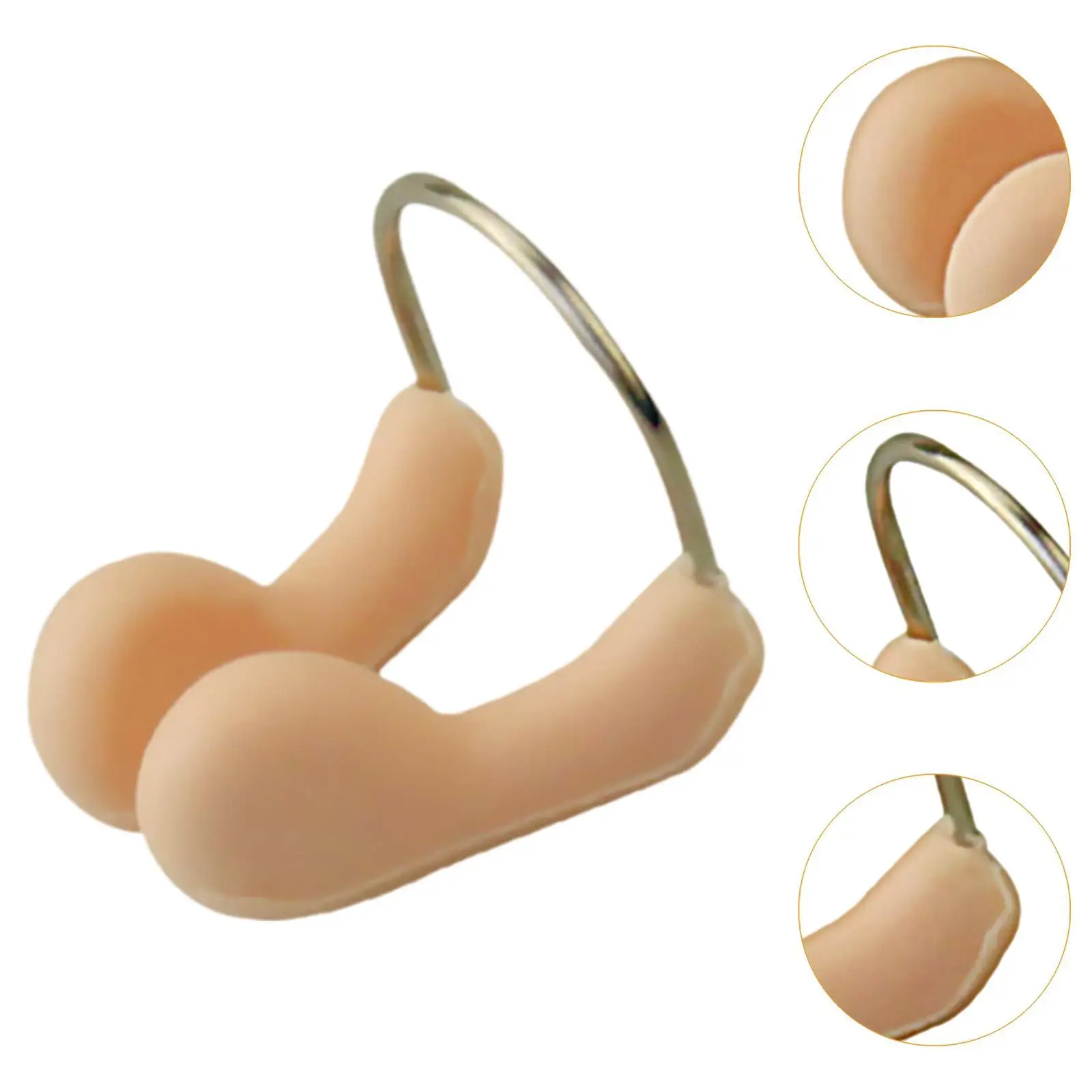 Schwimm-Nasenklammer, Schwimmnasen-Stecker-Zubehör, tragbar, bequem, für Anfänger, Schutz für das Surfen im Pool im Freien