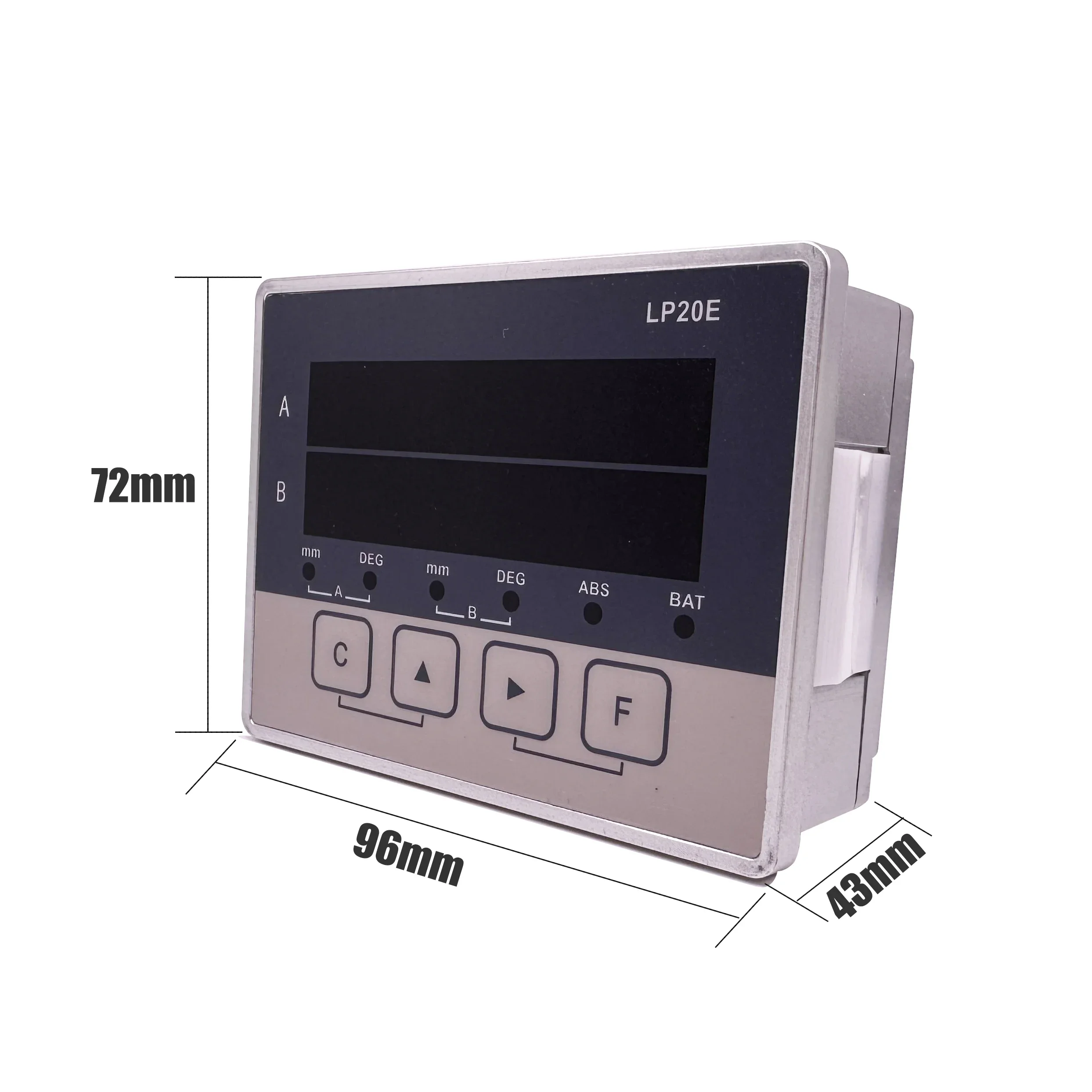 LP20E 2 Axis Digital Display DRO Magnetic Sensor Tape Displacement Readout Scale Position Transducers Encoder Woodworking