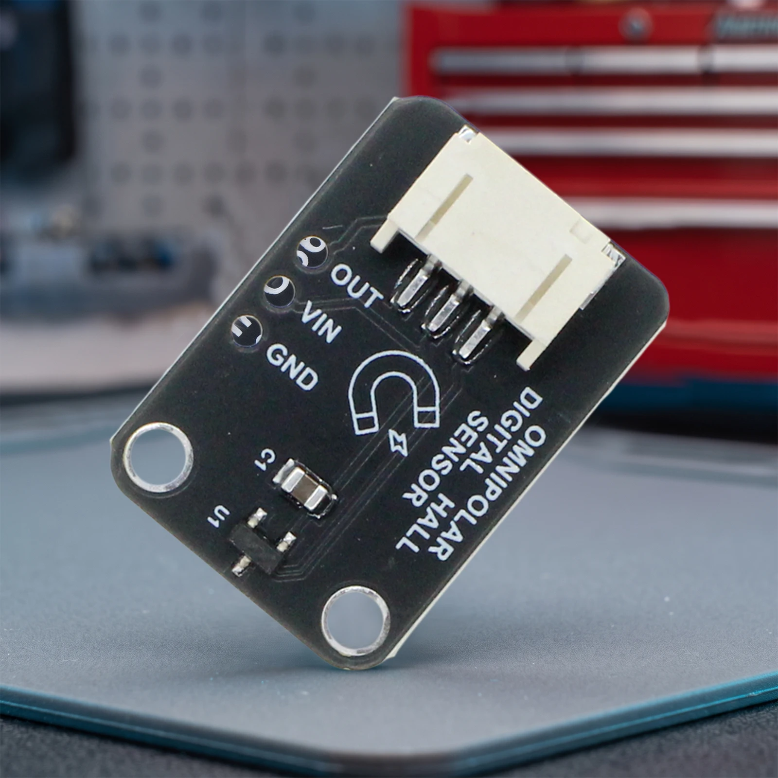 Hall Effect Sensor PCB Module DRV5032 ±150mT 30kHz Open Drain Switch Latch Mode