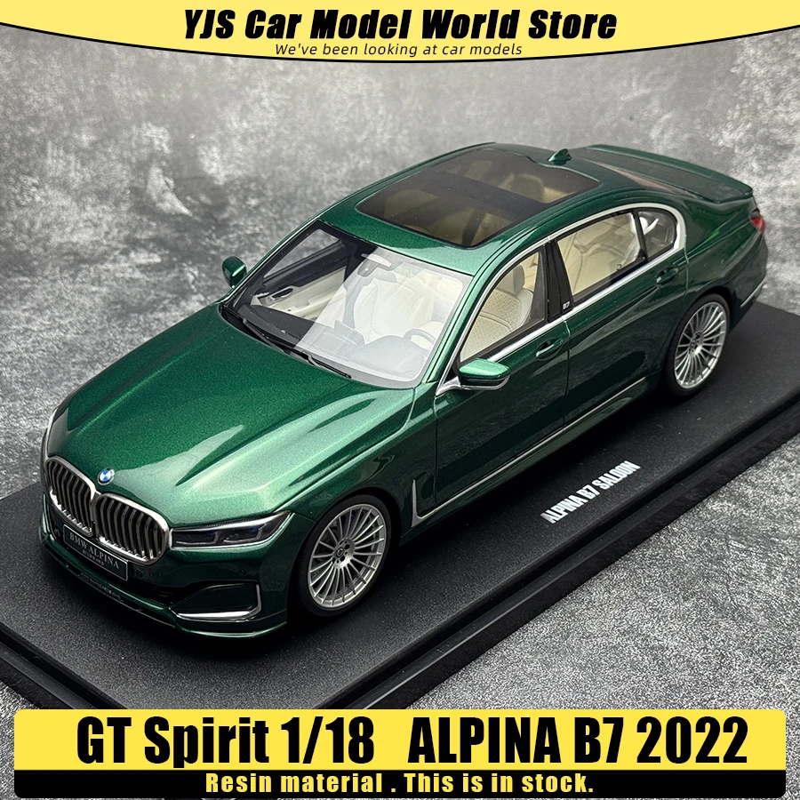 

GT Spirit 1/18 ALPINA B7 2022 Green GT942 Car model static figurine holiday gift collection