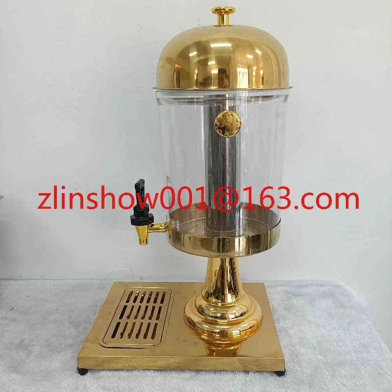 35*26*60cm Hotel Catering Stainless Steel 8L Self-service Cold Drink Machine Water Dispenser Beverage Juice Machine