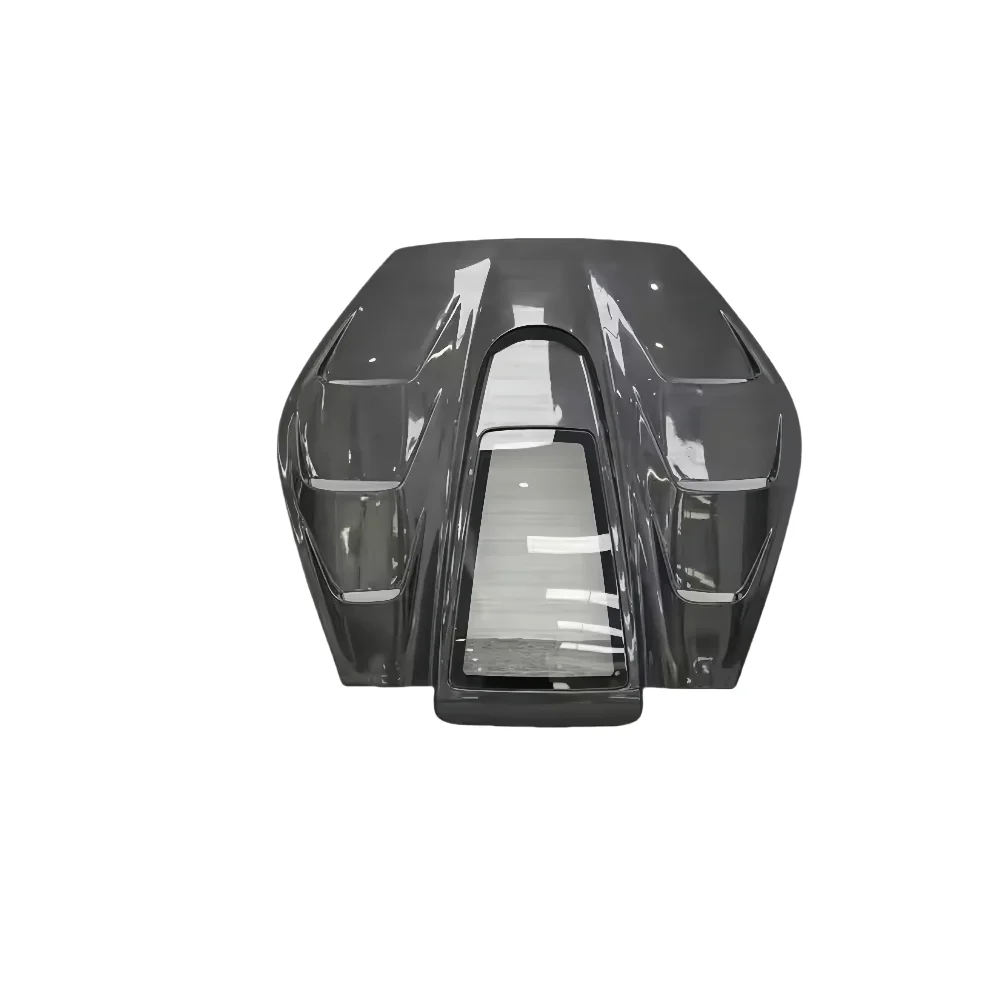 Suitable for Ferrari 296 Upgrade and Modification with BFA Style Dry Carbon Fiber Rear Hood and Engine protection Cover