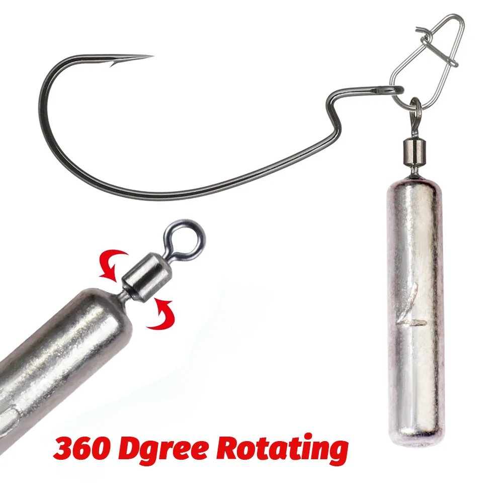 GOBAIT Angeln Sinker 3,5g 5g 7g 10g Gewicht 10PCS Schlanke Quick Rod Plumb Anhänger Getriebe schwenk Metall Jig Pesca Tackle Cast Tool – Detail 2