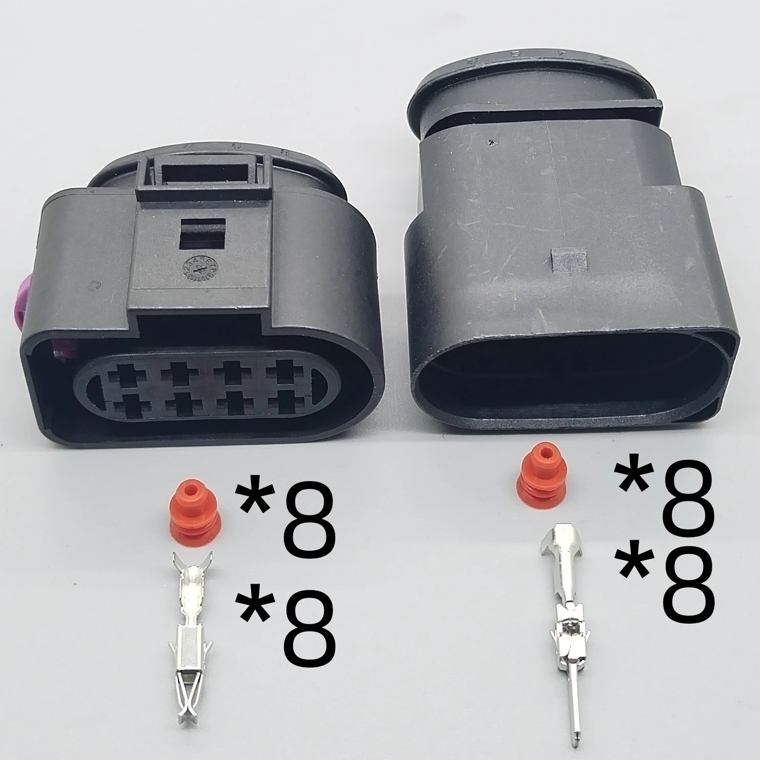 Shhworldsea 8-контактный разъем 8D0973834 8D0973734 Автоматический разъем 8D0 973 834 8D0 973 734 Гнездо заднего фонаря радара для VW Audi