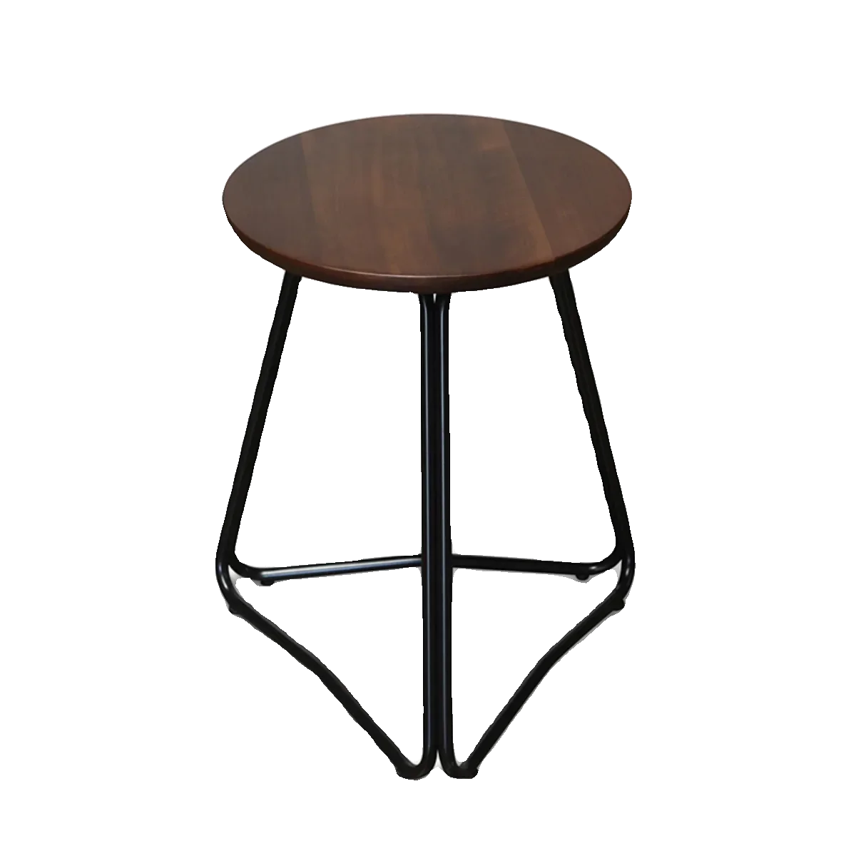 

Nordic small-sized solid wood leisure wrought iron small round stool home living room dining room balcony