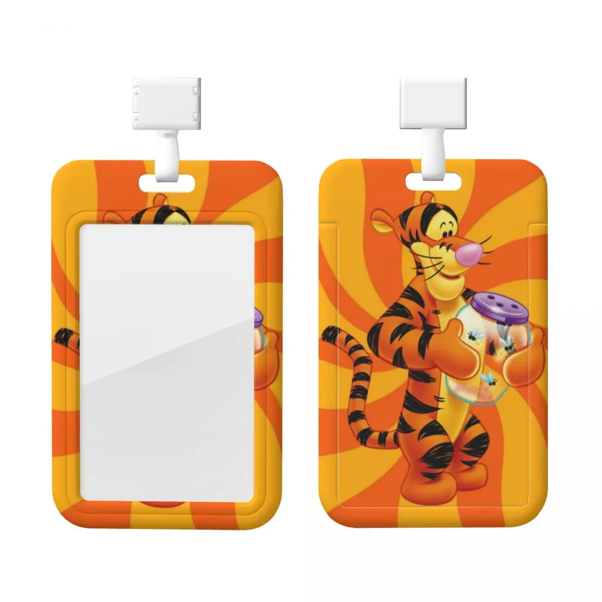 

Custom My Friends Tigger Pooh Lanyard ID Protector Badge Card Unisex Student Campus Lanyard Cards Holder Credentials Accessories