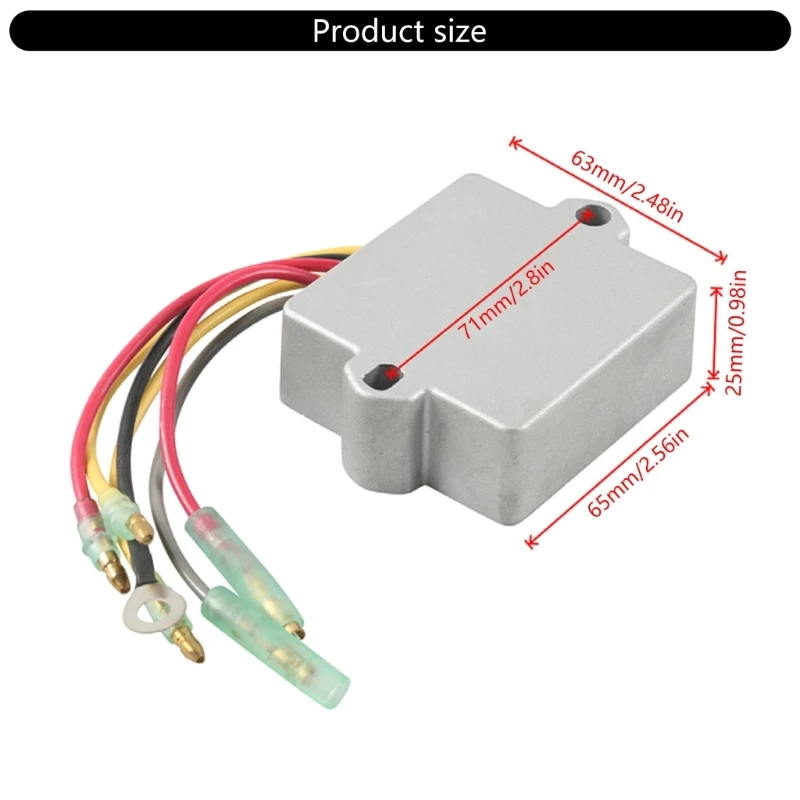 Aluminum Voltages Regulator Easy Install 6 Wire voltages Regulator Rectifier