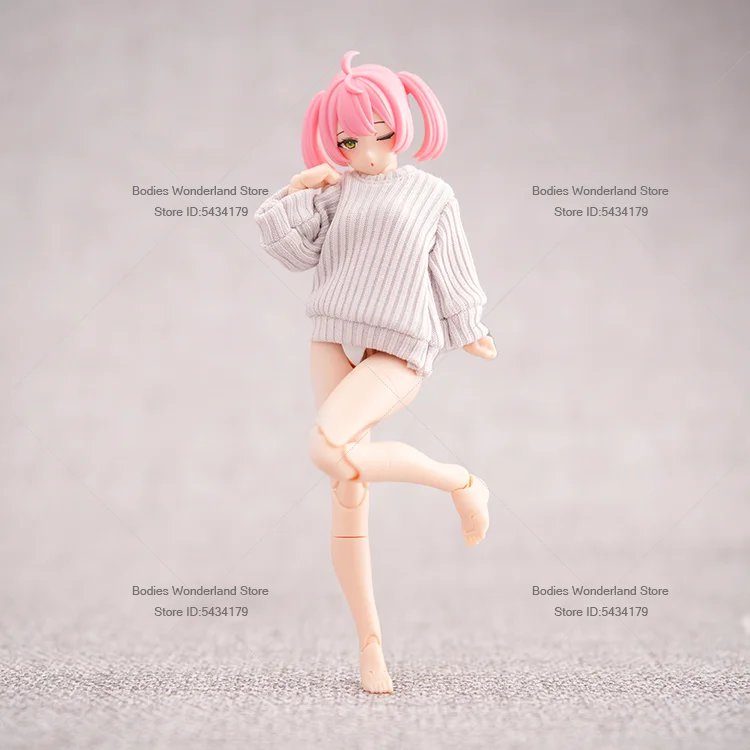 متوفر 1/12 مقياس أنثى الجندي عادية الجولة الرقبة بلوفر قطيفة سترة المحمول دعوى فتاة الملابس ل 6 ''عمل الشكل دمية #2