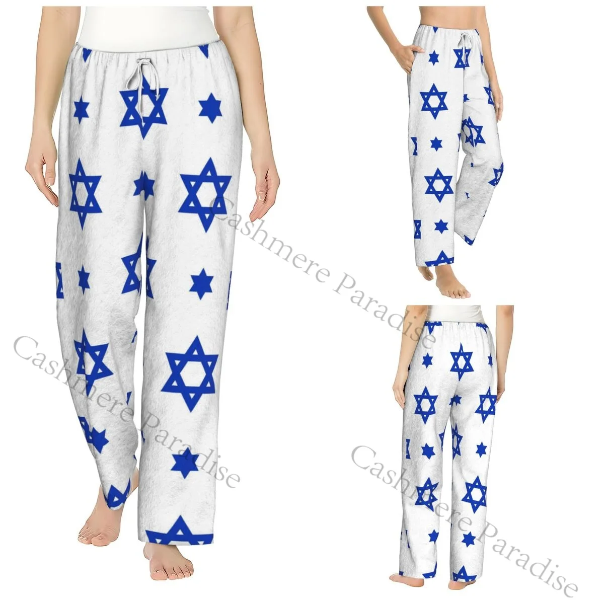

David Flannel Pajama Pants for Women Soft Warm Sleep Pants with Elastic Waistband
