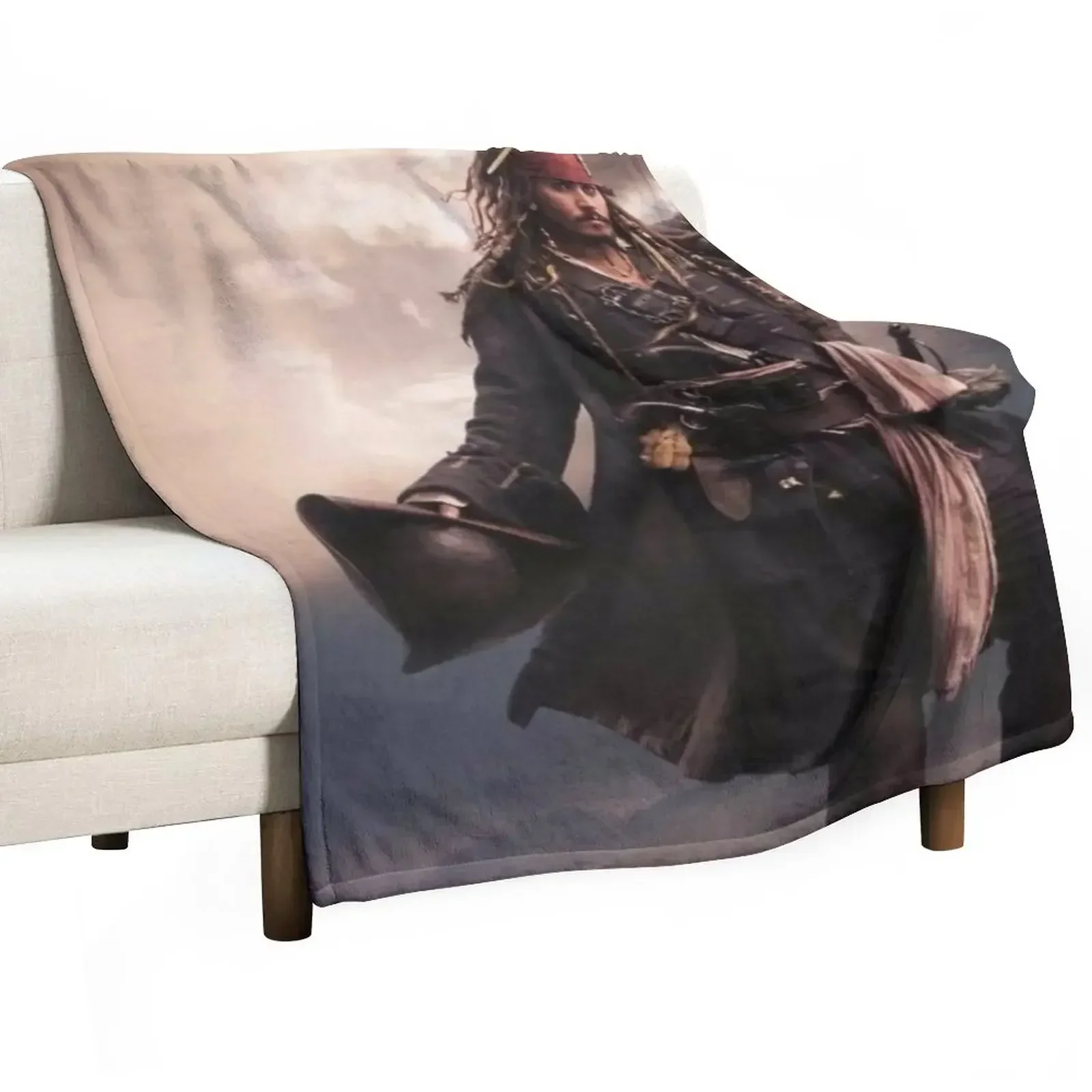 wallpaper Art Depp Throw Blanket Hairys funny gift Cute Luxury Thicken Blankets