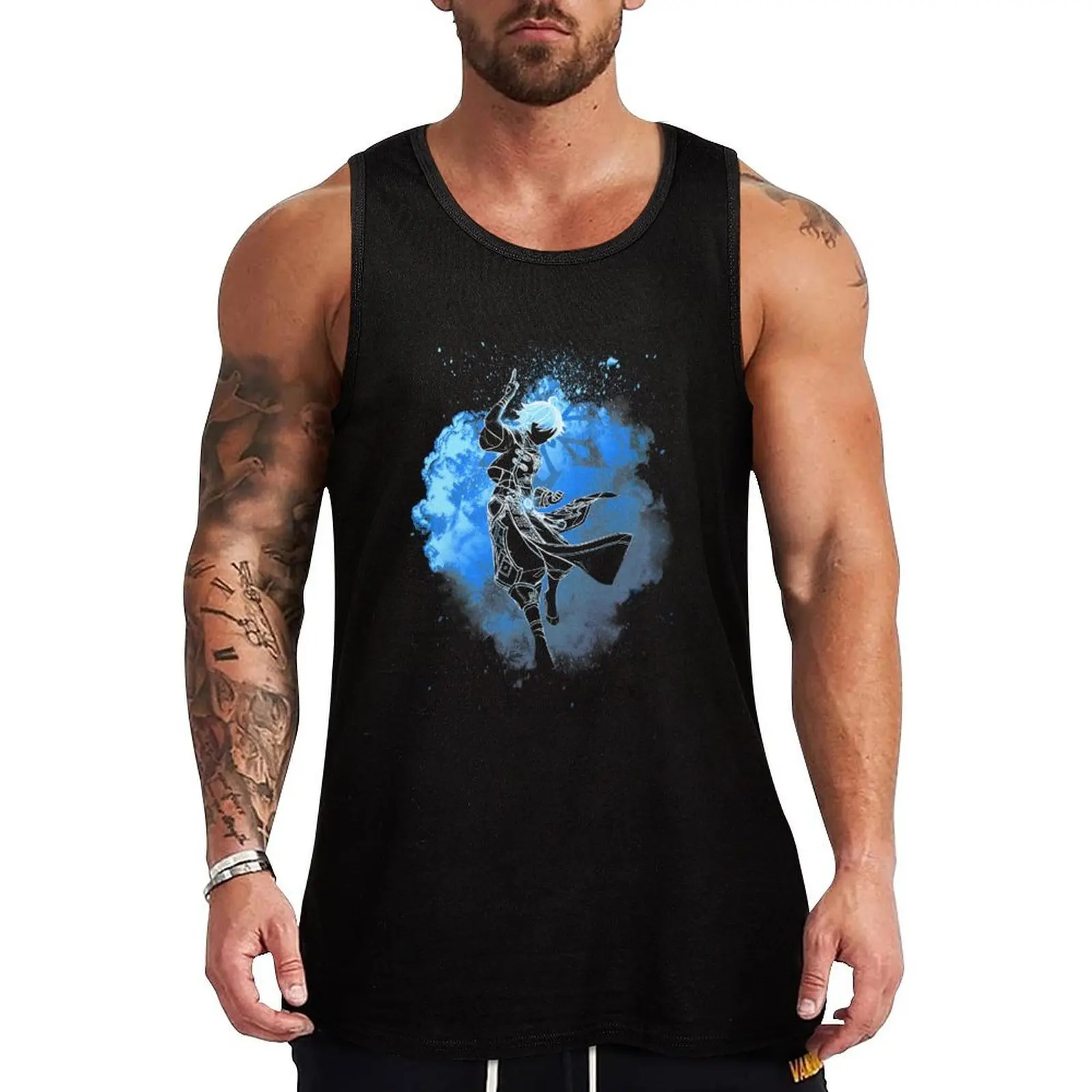 Soul of the Nubis Caesor Tank Top Outdoor Casual Tank Top Sleeveless Loose Summer Top