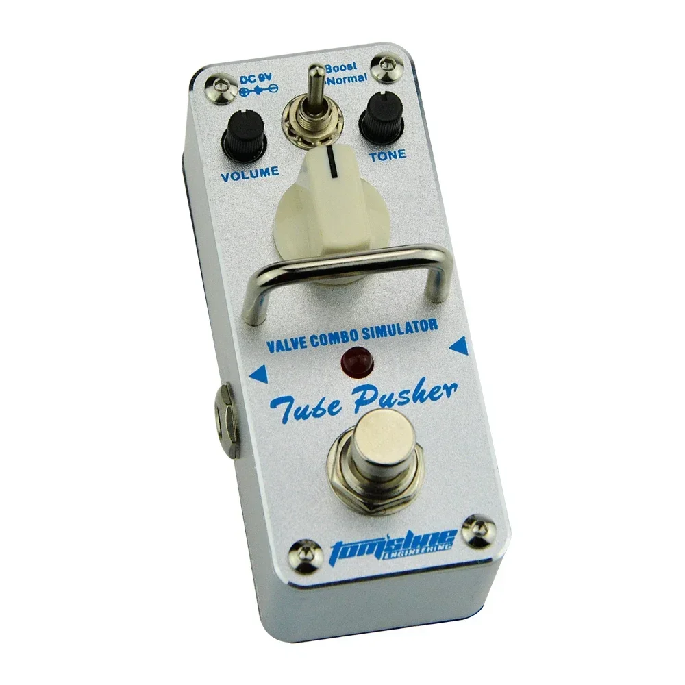 Empujador de tubo AROMA, Pedal de guitarra eléctrica, efecto Vlave Combo, simulador, efecto Mini analógico, True Bypass, ATP-3, accesorios de guitarra