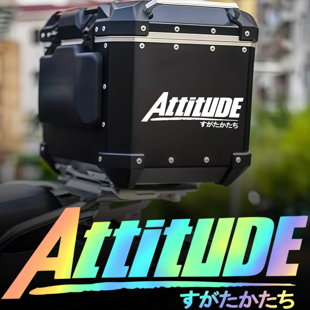 

1Pc Japanese Style Attitude Waterproof Vinyl Sticker for Motorcycle Fuel Tank Car Window Sun-Resistant Decal