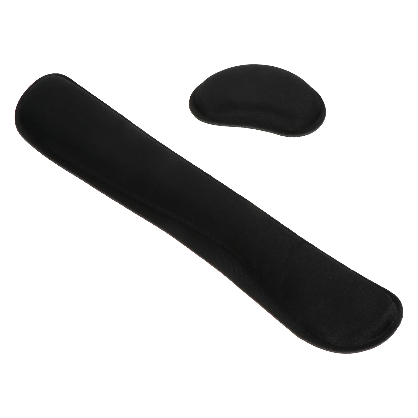 

1 set Memory Foam Support Ergonomic Hand Rest Pad For Keyboard Mouse Comfortable Wrist Relief Gaming Office Use Smooth Surface