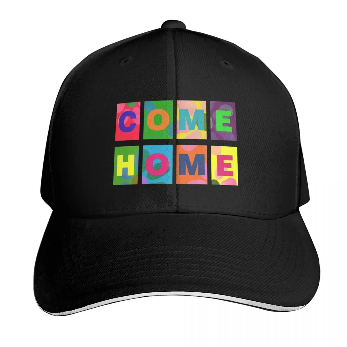 

COME HOME Baseball Cap custom Hat Cosplay New In The Hat Funny hats Women Men's