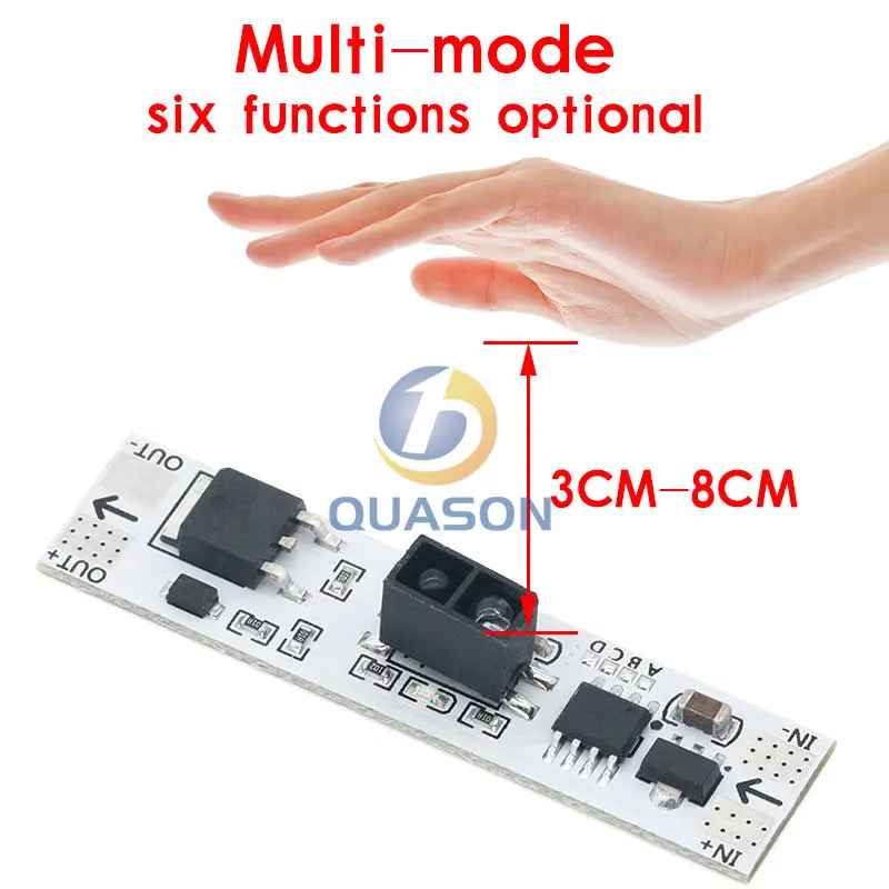 Short Distance Scan Sensor Capacitive Touch Sensor Switch PIR Motion Sensor Switch Module 3A Constant Voltage For Smart Home