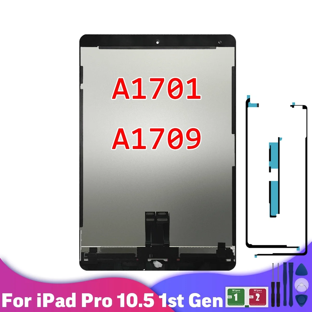 Substituição do conjunto do digitador da tela sensível ao toque, Display LCD para iPad Pro 10.5, A1701, A1709, qualidade AAA, 100% testado, original, novo