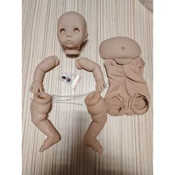 16inch Unfinished Unpainted Reborn Doll Kit Peeka DIY Doll parts with Belly and Cloth Body