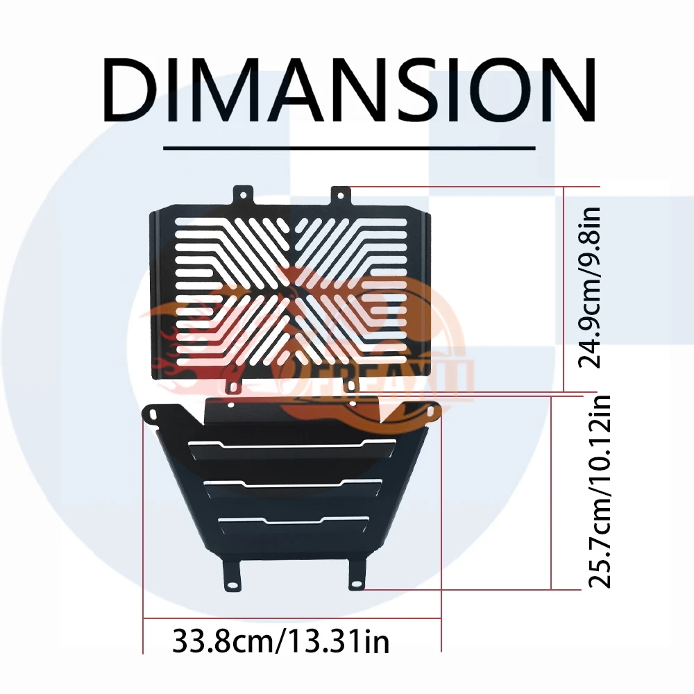 

Motorcycle Radiator Guard Grille Cover Protector Protective Grill For CFMOTO 450MT IBEX450 450 MT 450 MT450 2024 2025 2026