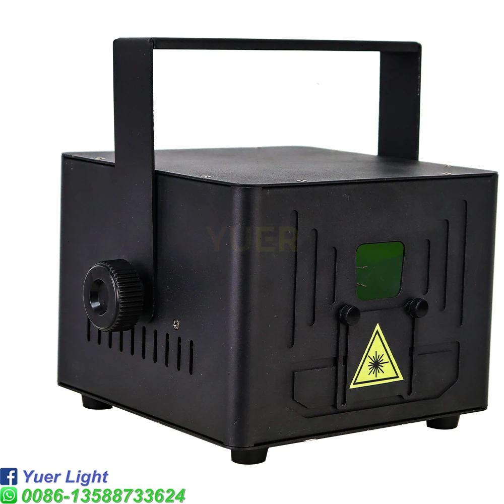 Imagem -04 - Yuer-rgb Luz Laser com Controle de Aplicativos App Android Compatível Perfeito para Festas Eventos e Palcos 5w Dmx512 16ch Novo