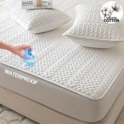 Premium Waterproof Quilted Mattress Protector Cover, Fitted Sheet - Hypoallergenic, A-Class Comfort for Your Sleep