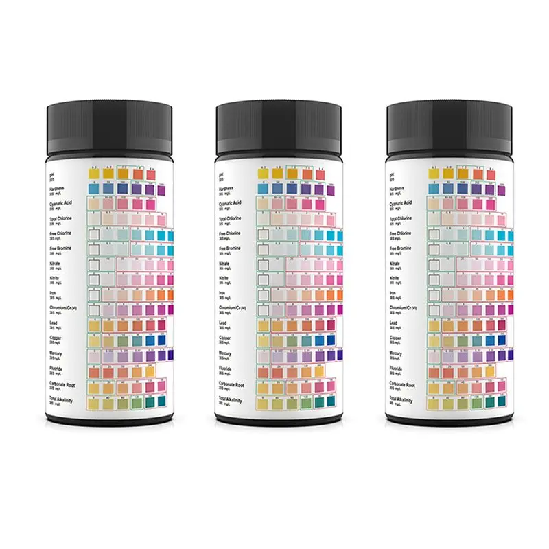 DT19-16 In 1 Drinking Water Test Kit Professional Hardness Testing Kits, Tap And Water Test Strips With Hardness 300 PCS