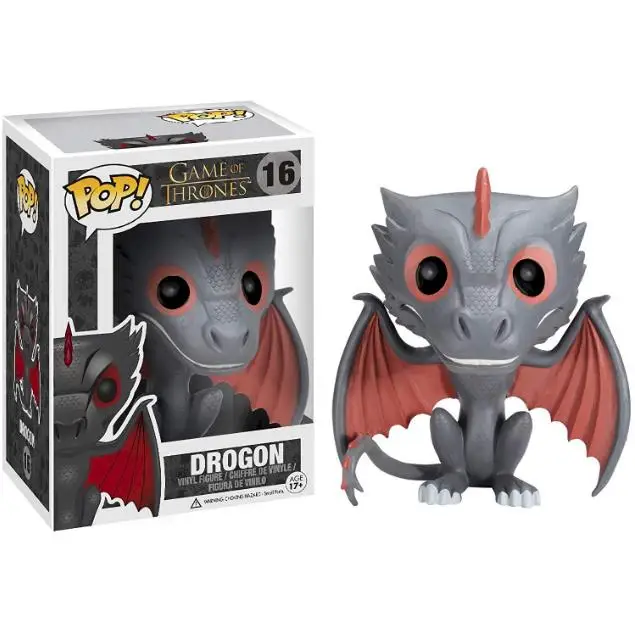 funko pop ドラゴンフィギュアセット（ゲーム・オブ・スローンズ） FUNKO POP TV Game of Grey Wind 23# Drogon 16 Rhaegal 20 Ghost 19