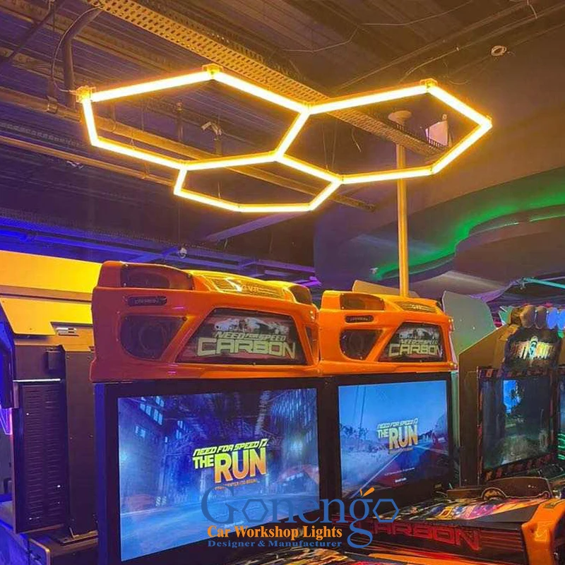 Color Changing Lamp App Remote Control Hexagon Light Rgb Mood Lighting Nightclub