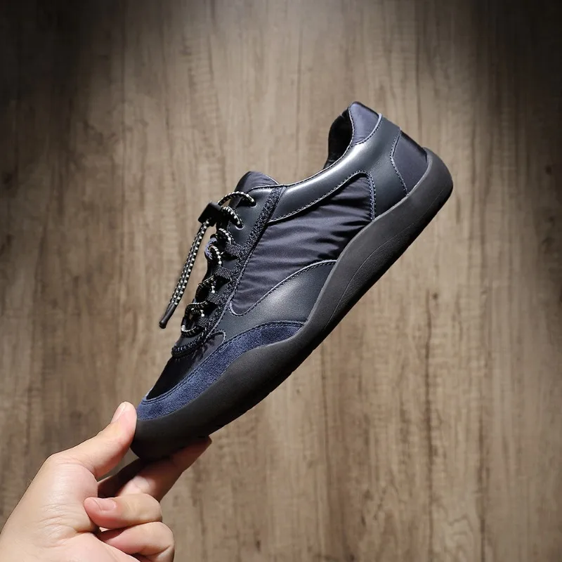 Designer Luxury Walking Sneakers Men's Casual Shoes Cow Suede Breathable Fashion Oxfords Loafers Male Sport Training Shoes