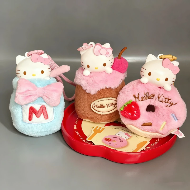 Hello-Kitty послеобеденный чай, плюшевая глухая коробка для ароматерапии, кавайный кулон, брелок, кукла, загадочная коробка, модная игрушка, дисплей, сбор подарок