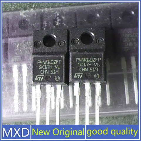 5Pcs/Lot New Original P4NK60ZFP Field Effect Mos Tube STP4NK60ZFP In Stock Good Quality