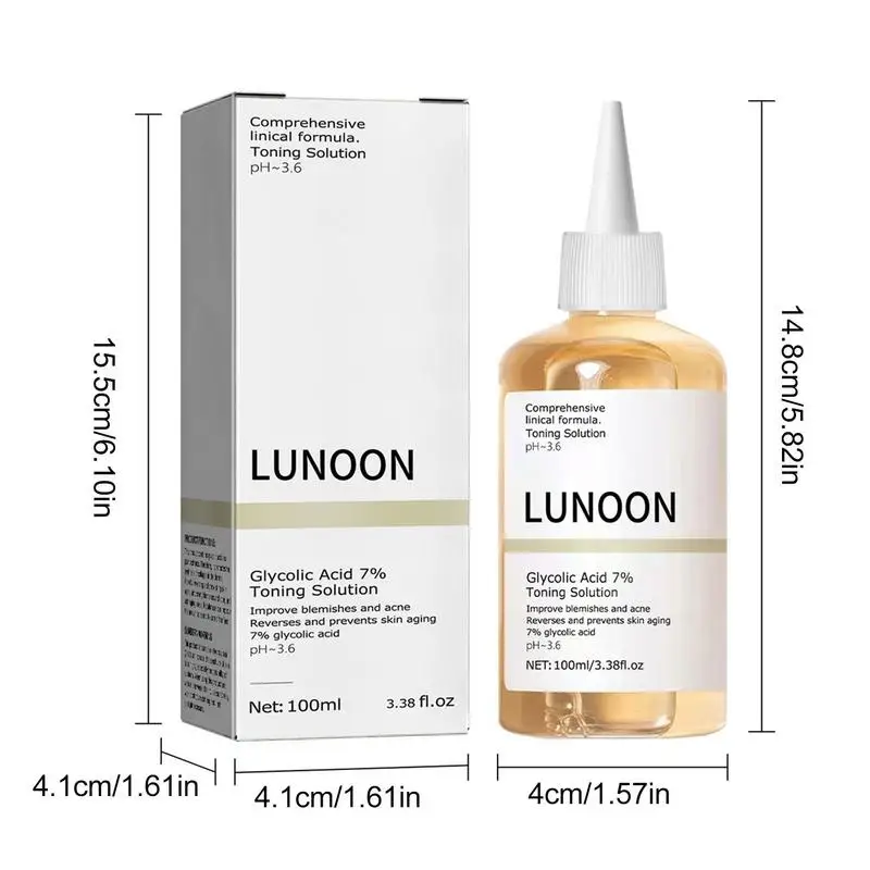 Glycolic Acid 7 Toner 100ml Remove Acne Fade Acne Marks Improve Skin Hydrating Whitening Moisturize Toning Products