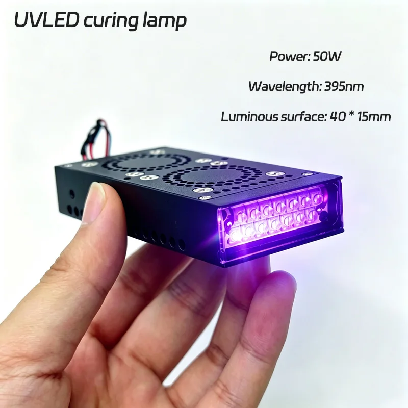50W UV Ink Curing Lamp for A3/A4 Modified Flatbed Printer Fit XP600 TX800 R1390 L1300 1400 1800 Printhead