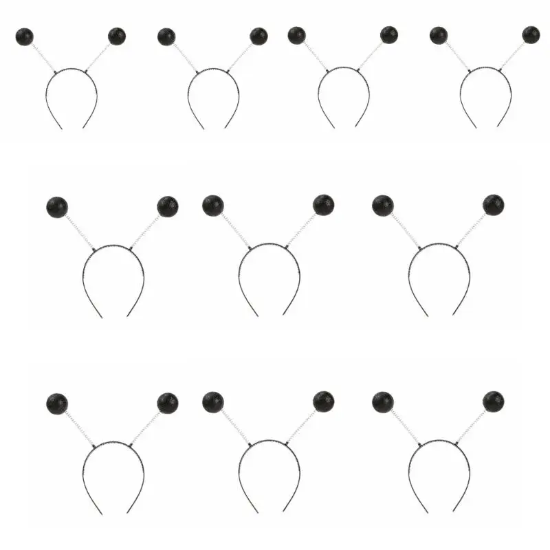 

31BB 10pcs Fashion Headbands with Fun Decorative Ornaments Hairband Halloween Headbands for Gym Running and Daily Commuting