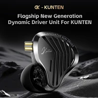 GK KUNTEN – écouteurs de sport en métal, entraînement dynamique, basses lourdes, HIFI, détachables, 2 broches, compatibles avec KZ Zenith EDX PRO 2