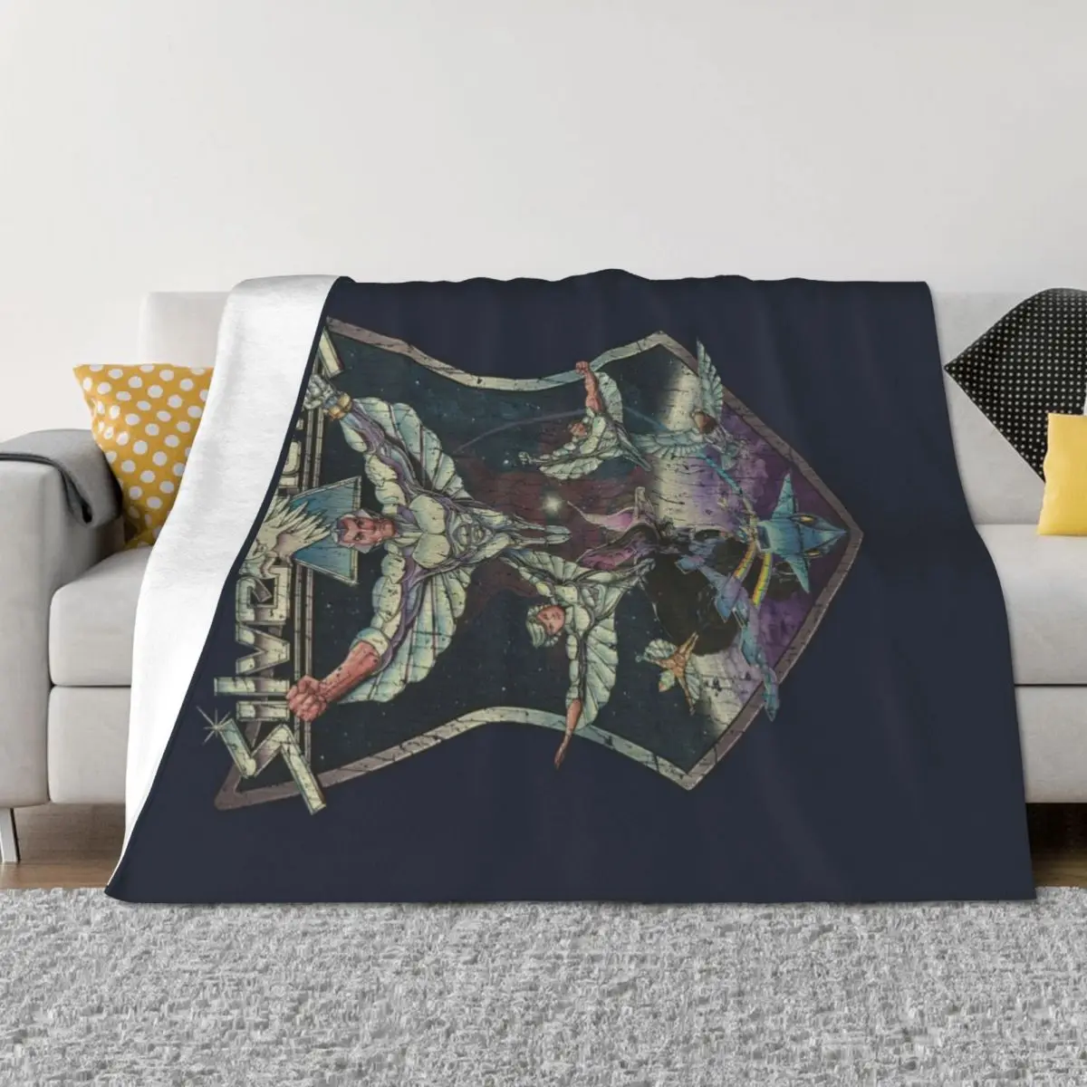 

SilverHawks 1986 Throw Blanket Travel Blankets Sofas Of Decoration Hair Summer Blankets
