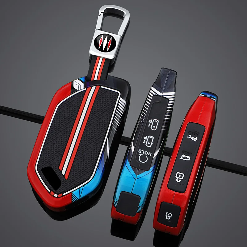 

5 6 7 8 9 Bottons Zinc Alloy Car Key Case Cover for Kia EV9 Picanto Carnival Seltos Sorento Morning K5 KA4 EV3 2024 Accessories