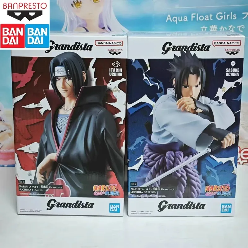 

In Stock BANDAI Original Naruto Grandista Uchiha Itachi Sasuke Scenic Limited Mobile Phone Model Collection Holiday Gifts